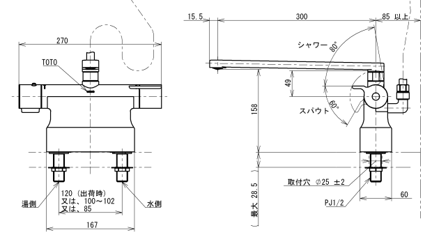 TOTO TBV03423J1