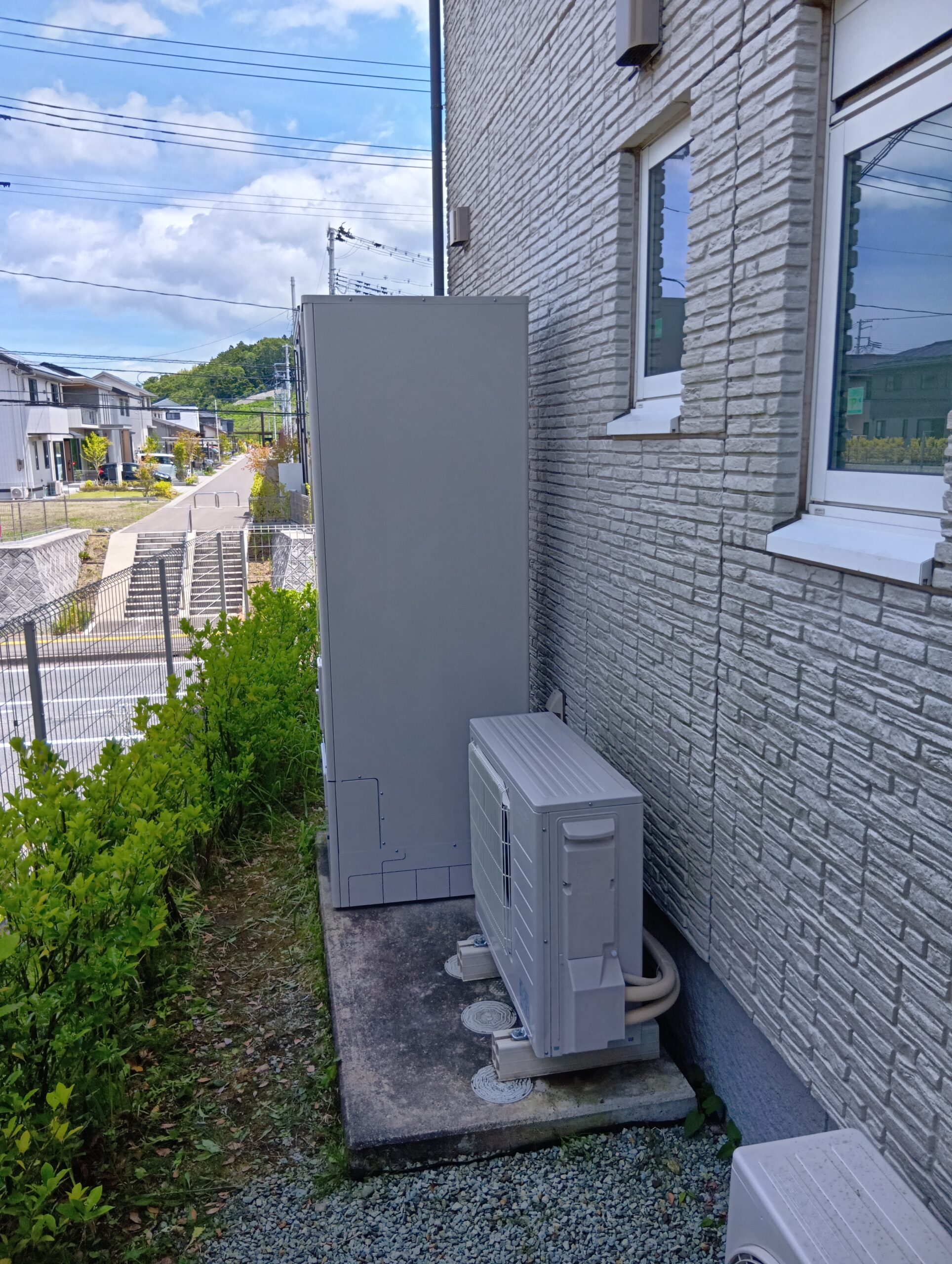 富谷市で交換した三菱エコキュートSRT-S467（施工後）