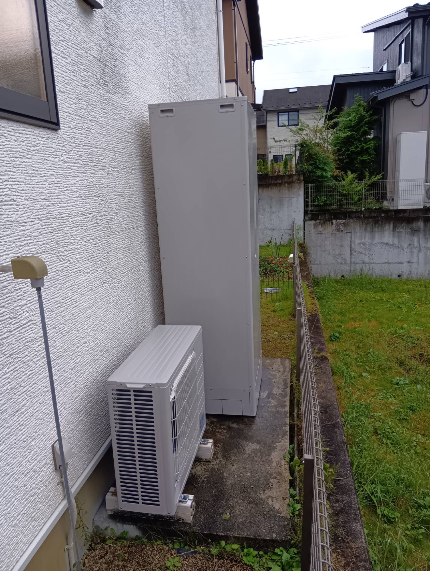 仙台市青葉区で設置した三菱エコキュートSRT-S467U（施工後）